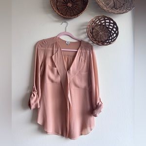 Aritzia Batoton 100% Silk blouse